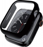 Crong Hybrid Watch Case - Case with glass Apple Watch 44mm (Black)