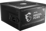 Power Supply|MSI|850 Watts|Efficiency 80 PLUS GOLD|PFC Active|MAGA850GLPCIE5