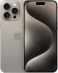 Apple iPhone 15 Pro Max - 5G Smartphone - Dual-SIM / Internal memory 512 GB - OLED display - 6.7" - 2796 x 1290 pixels (120 Hz)