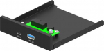 GEMBIRD CASE ACC FRONT 3.5" PANEL/USB 2P FDI3-U3C-01 GEMBRID