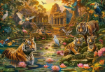 Castor Puzzle 1000 element&oacute;w Tigers Paradise