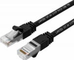 Lanview CAT6A UTP 1.5m Black LSZH, HIGH-FLEX