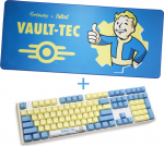 King Kits Ducky x Fallout Vault-Tec Limited Edition One 3 Gaming Keyboard + Mousepad - MX-Red (US)