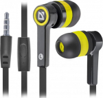KIN Earphones with Microphone PULSE 420 Black and Yellow