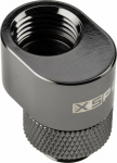 XSPC G1/4 Rotary 7mm Offset Fitting - black chrome