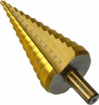 Geko drill TAPERED DRILL GEKO G38501 CHOINKA HSS TITANIUM COATING 4-39MM