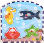 Daffi Puzzle in a frame - underwater world
