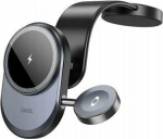 Hoco HOCO inductive car holder 2w1 do boards compatible z Apple Watch 15W HW28 black gray