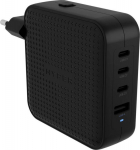 Hyper HyperJuice 100W USB-C GaN Safety Tested Travel Charger - Black