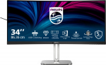 Philips 34B2U5600C - 5000 Series - LED-screen - Bend - USB - 34" - 3440 x 1440 WQHD @ 120 Hz - VA - 300 cd/m&sup2; - 4000:1 - 4 ms - 2xHDMI, DisplayPort, USB-C - speaker - charcoal
