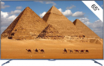 Allied Data Technologies Tornado Frameless 65 Inch 4K - Google Smart TV, 165.1 cm (65"), 3840 x 2160 Pixel, DLED, Smart-TV, WLAN, Schwarz