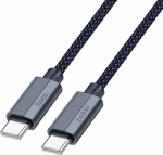 Kabel USB Hoco USB-C - USB-C 1.8 m Niebieski
