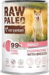 VetExpert Raw Paleo Pork&Lamb Adult Can 400g