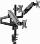Gembird MA-DA3-01 Desk Mounted Adjustable Mounting Arm for 3 Monitors