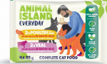 ANIMAL ISLAND Everyday Veal and poultry with liver - wet cat food - 4 x 85g