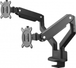One for All Monitor Mount Solid Dual black