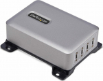 StarTech.com 4-Port USB-C Charger, 240W Total, Single Port 140W EPR - Netzteil - with surface mount bracket - 240 Watt - 5 A - Power Delivery 3.1 - 4 Ausgabeanschlussstellen (USB-C)