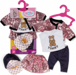 ZAP Glamour style outfit for Baby Born 43 cm