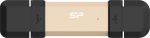 Silicon Power DS72 USB flash drive 500 GB USB Type-A / USB Type-C 3.2 Gen 2 (3.1 Gen 2) Gold