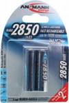 1x2 Ansmann NiMH rech. battery 2850 Mignon AA 2650 mAh