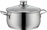 WMF 07.3021.6040 - Casserole - Rund - Edelstahl - Ceramics - Gas - Induction - Edelstahl - 3 l