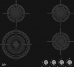 BEKO Hob HILW64222S 60 cm Gas Black