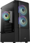 AER AeroCool Geh Midi Quantum Mesh v3 Black MicroATX/ATX/MiniITX