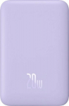 Baseus Magnetic Mini 10000mAh 20W MagSafe fioletowy