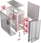 Modecom Volcano Expanse S Apex ARGB white - Midi Tower | White | no power supply | 2 x USB 3.0 | 490*235*505 mm| z glass |