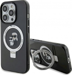 Karl Lagerfeld KLHMP14LHMRSKCK Ring Stand Hardcase for iPhone 14 Pro 6.1" / black