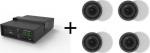 Vivolink Audiopack Subwoofer 8" 50W +, 4 x ceiling speakers