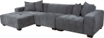 Corner sofa DAHLIA LC, grey