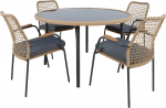 Garden furniture set PRUSSIA table and 4 chairs