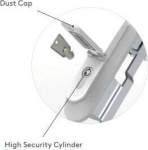 Lanview WK2 Black key for RCCTV002, 003, 004, 005