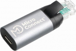 MicroConnect USB C Female to RJ45 Male, Adapter