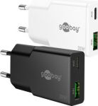 Wentronic Dual fast charger USB-C&trade; PD GaN Slim (20 W)