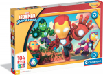 Clementoni CLE puzzle 104 Maxi SuperKolor IronMan_...Fr.23778