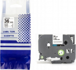 Tape BROTHER TZE-261 36mm x 8m black on white replacement