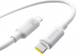 Cable USB C - IP Lightining 2m 20W Foamed Silicone white BASEUS