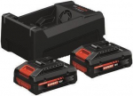 BOS Bosch 1600A0373J 2x EXBA18V-40+ GAL 12V/18V-80 Tool battery and charger 18 V 4