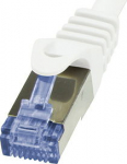 Logilink Patch cable with Cat7-Rohk. primrose. S/FTP wei&szlig; 0.50m