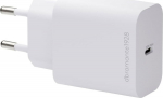 D. Bramante dbramante1928 recharge - power adapter - bulk - 20 Watt - 3 A - PD/PPS (24 pin USB-C) - vit - Europa