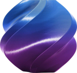 PLA Silk filament Bambu Lab 3D-printerile Aurora Purple, 1.75mm, 1kg