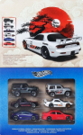 Mattel Hot Wheels Silver Series: Streets of Japan - Set of 6 (1:64) Vehicles (JLB23)