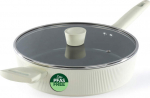 Russell Hobbs RH03871C Cote 28 cm Saute Pan, Cream