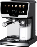 Eldom ECK1 srebrny - Moc [W]: 1050 | Water tank capacity [ml]: 1200 | Type of coffee: ground | Color: inox