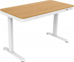 ACTIVEJET desk with electric height adjustment 120x60 ET119S white/oak