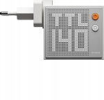SHARGE Pixel 140 GaN Charger, 140W, 3x USB-C, Dot Matrix Display - grey