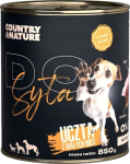 COUNTRY&NATURE Do syta Feast of white meats - wet dog food - 850g