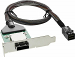 InLine SAS HD Low Profile Adapter Bracket zewn. SFF-8088 - wewn. SFF-8643 0.5m (27656A)